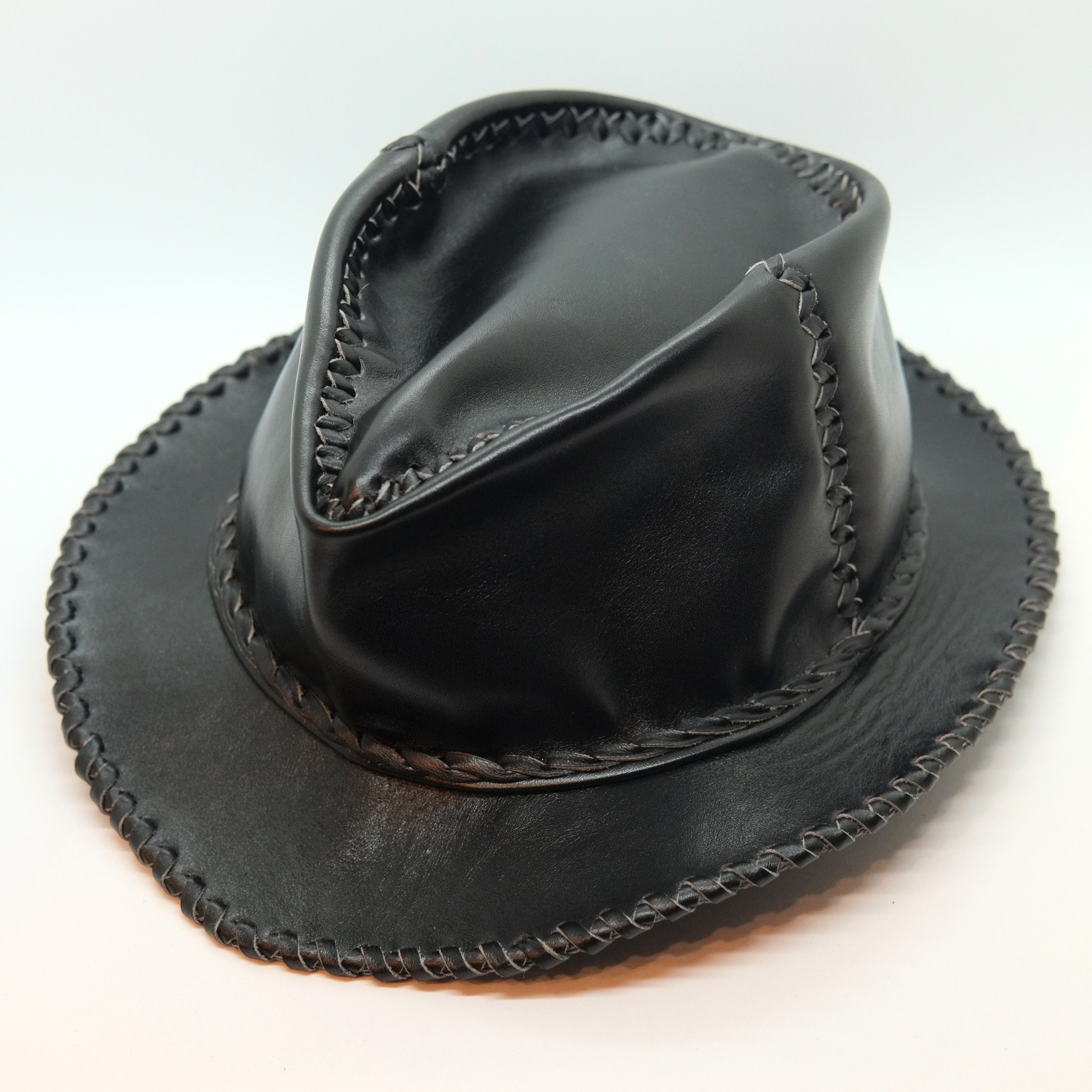 BAL-HAT–NEO (BLACK HORSE) 予約受付販売（馬革・オーダー・注文・Leather・Hat・本革製・帽子・販売・制作・経年